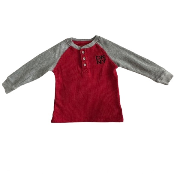 DKNY Baby Boy 18 M Denim Navy Red Gray & Black 3 Peace Set: Jacket Jeans Shirt - Picture 8 of 16